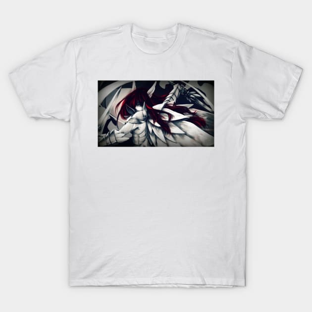 Powerful Mage Erza T-Shirt by HeatherTwn